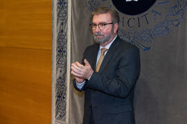 Francisco José Andrade Núñez. Toma de Posesión del nuevo Consejo de Dirección de la Universidad de Málaga. Edificio del Rectorado.  Febrero de 2020