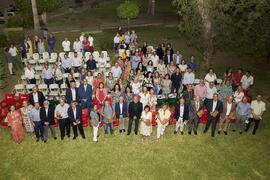 Foto de grupo. Homenaje al personal jubilado de la Facultad de Ciencias Económicas y Empresariales. Campus de El Ejido. Septiembre de 2022