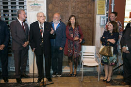 Inauguración de la placa conmemorativa de la Casa Natal de Eugenio Chicano. Málaga. Octubre de 2017