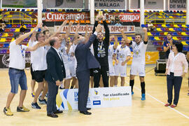 Entrega de medallas. Ceremonia de clausura del Campeonato Europeo Universitario de Balonmano. Antequera. Julio de 2017