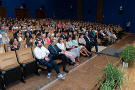 Asistentes. Graduación de Másters de la Facultad de Ciencias Económicas y Empresariales de la Universidad de Málaga. Paraninfo. Junio de 2019