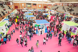 Jornadas de Puertas Abiertas de la Universidad de Málaga. Complejo Polideportivo Universitario. Abril de 2016