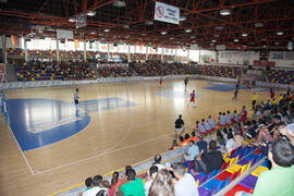 Partido clasificatorio entre Club Deportivo UMA Antequera y Universidad de Géneve de Suiza. IX Campeonato de Europa Universitario de Fútbol Sala. Antequera. Julio de 2013