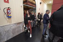 Entrada al Cine Albéniz. Gala de Inauguración de la 33ª edición de Fancine de la Universidad de Málaga. Noviembre de 2023