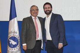 Toma de posesión de Daniel Navas Carrillo como profesor titular del Área de Urbanística y Ordenación del Territorio de la Universidad de Málaga. Toma de posesión de nuevos catedráticos y profesores titulares de la Universidad de Málaga. Paraninfo. Noviembre de 2023