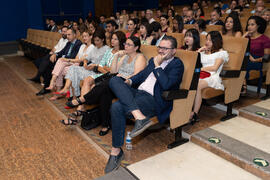 Asistentes. Graduación de Másters de la Facultad de Ciencias Económicas y Empresariales de la Universidad de Málaga. Paraninfo. Junio de 2019