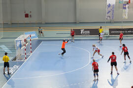 Partido República Checa - Rusia. Categoría femenina. Campeonato del Mundo Universitario de Balonmano. Antequera. Junio de 2016