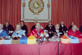 Apertura del Curso Académico 1998/1999 de la Universidad de Málaga. Paraninfo. Octubre de 1998