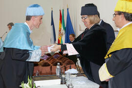Investidura de nuevos doctores por la Universidad de Málaga. Paraninfo. Febrero de 2012