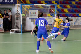 Partido Brasil contra China Taipéi. 14º Campeonato del Mundo Universitario de Fútbol Sala 2014 (FUTSAL). Antequera. Julio de 2014