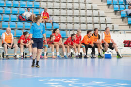Partido Polonia - República Checa. Categoría femenina. Campeonato del Mundo Universitario de Balonmano. Antequera. Junio de 2016