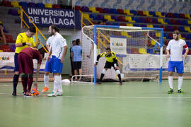 Partido Portugal contra Georgia. 14º Campeonato del Mundo Universitario de Fútbol Sala 2014 (FUTSAL). Antequera. Julio de 2014