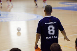 Partido clasificatorio entre Club Deportivo UMA Antequera y Universidad de Géneve de Suiza. IX Campeonato de Europa Universitario de Fútbol Sala. Antequera. Julio de 2013