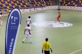 Partido Rusia contra Omán. 14º Campeonato del Mundo Universitario de Fútbol Sala 2014 (FUTSAL). Antequera. Julio de 2014