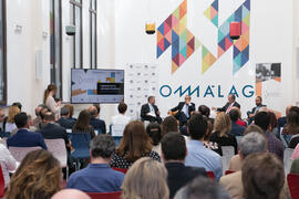 Inauguración del I Workshop Red de Cátedras Estratégicas. Edificio de Tabacalera. Mayo de 2018