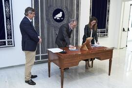 Toma de posesión de Ignacio Rafael Otero Cambeses como nuevo Director de Comunicación, Imagen y Medios Digitales de la Universidad de Málaga. Edificio del Rectorado. Abril de 2024
