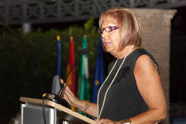Cena de gala con motivo al homenaje para los jubilados y personal que cumple 25 años de servicio en la Universidad de Málaga. Jardín Botánico. Junio de 2009