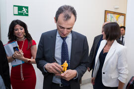 Visita del ministro de Ciencia, Innovación y Universidades, Pedro Duque. Edificio del Rectorado. Junio de 2018