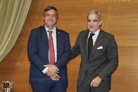 Toma de posesión de Antonio María Lara López como nuevo Subdelegado en materia de Coordinación de Servicios e Inspección de la Universidad de Málaga. Edificio del Rectorado. Abril de 2024