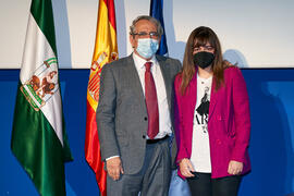 Toma de posesión de Laura Triviño Cabrera como nueva profesora titular del Área de Didáctica de las Ciencias Sociales de la Universidad de Málaga. Paraninfo. Diciembre de 2021