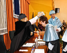 Investidura de nuevos doctores por la Universidad de Málaga. Paraninfo. Abril de 2008