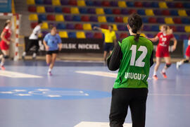 Partido Rusia - Uruguay. Categoría femenina. Campeonato del Mundo Universitario de Balonmano. Antequera. Junio de 2016
