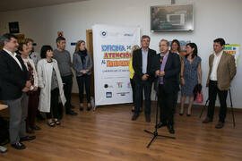 Intervención de José Ángel Narváez en la inauguración de la Oficina de Atención al Estudiante de la Universidad de Málaga. Aulario Rosa de Gálvez. Abril de 2018