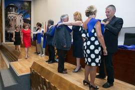 Graduación del curso del Aula de Mayores de la Universidad de Málaga. Paraninfo. Junio de 2017