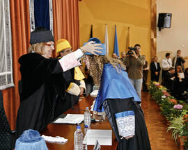 Investidura de nuevos doctores por la Universidad de Málaga. Paraninfo. Abril de 2008