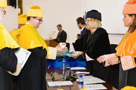 Investidura de nuevos doctores por la Universidad de Málaga. Paraninfo. Enero de 2011
