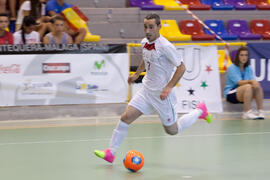 Partido Irán contra Bielorrusia. 14º Campeonato del Mundo Universitario de Fútbol Sala 2014 (FUTSAL). Antequera. Julio de 2014