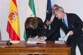Toma de Posesión de Zaida Díaz Cabiale como Directora de Secretariado de Transferencia de la Universidad de Málaga. Edificio del Rectorado.  Marzo de 2016