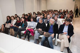 Asistentes a la conferencia "El pensamiento económico en la época y en la obra de Cervantes", de José Juan Benítez Rochel. Centro de Estudios Hispano Marroquí. Marzo de 2016