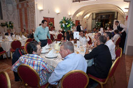 Entrega de premios, de parte de FISU, de la Universidad de Málaga, del ayuntamiento de Antequera y del Comité Organizador. 14º Campeonato del Mundo Universitario de Fútbol Sala 2014 (FUTSAL). Antequera. Julio de 2014