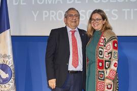 Toma de posesión de María de los Ángeles Gómez de la Torre como catedrática del Área de Química Inorgánica de la Universidad de Málaga. Paraninfo. Diciembre de 2022