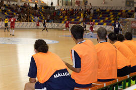 Partido clasificatorio entre Club Deportivo UMA Antequera y Universidad de Géneve de Suiza. IX Campeonato de Europa Universitario de Fútbol Sala. Antequera. Julio de 2013