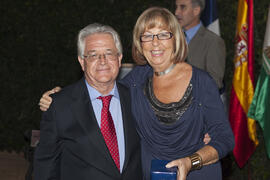 Cena de gala con motivo al homenaje para los jubilados y personal que cumple 25 años de servicio en la Universidad de Málaga. Jardín Botánico. Junio de 2010
