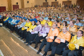 Toma de posesión de nuevos decanos, directores de centro y defensores de la Comunidad Universitaria. Paraninfo. Febrero de 2008