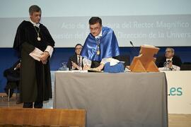 Toma de posesión de Bartolomé Andreo Navarro como nuevo Vicerrector de Ordenación Académica y Profesorado de la Universidad de Málaga. Paraninfo. Marzo de 2024