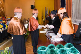 Investidura de nuevos doctores por la Universidad de Málaga. Paraninfo. Diciembre de 2009