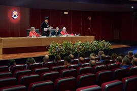 Intervención de José Carlos Gómez Villamandos. Entrega de la Medalla de Oro de la Universidad de Córdoba a la Universidad de Málaga. Córdoba. Junio de 2022