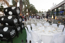 Cena de gala en el restaurante El Palmeral. Olimpiada Española de Economía, Fase Nacional. Puerto de Málaga Muelle 2 El Palmeral de las Sorpresas. Junio de 2015