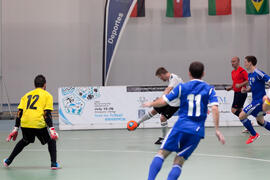 Partido Alemania contra Israel. 14º Campeonato del Mundo Universitario de Fútbol Sala 2014 (FUTSAL). Antequera. Julio de 2014