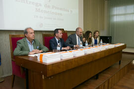 Mesa presidencial. Presentación de la memoria académica correspondiente al curso 2015/2016. Facultad de Ciencias Económicas y Empresariales. Junio de 2018