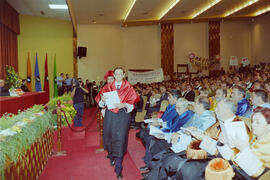 Apertura del Curso Académico 1999/2000 de la Universidad de Málaga. Paraninfo. Octubre de 1999