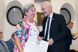 Entrega de Título de Socia. 230º Aniversario de la Sociedad Económica Amigos del País. Plaza de la Constitución. Septiembre de 2019