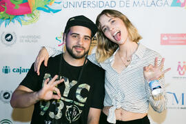 Photocall de Brisa Fenoy momentos previos a su concierto en los Cursos de Verano de la Universidad de Málaga. Marbella. Julio de 2018