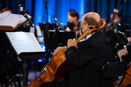 Concierto de Bandas Sonoras de la 30 edición de Fancine de la Universidad de Málaga. Auditorio de la Escuela Técnica de Ingeniería de Telecomunicaciones e Informática. Noviembre de 2020