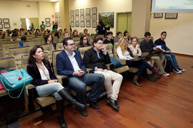 Asistentes. Presentación de la plataforma online de análisis de los datos de investigación social del CIS. Facultad de Ciencias Económicas y Empresariales. Diciembre 2014