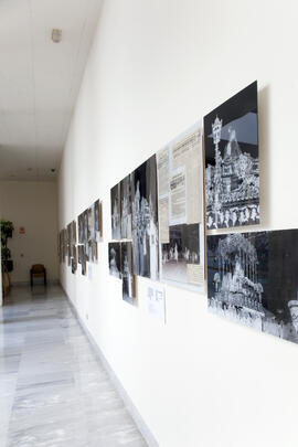 Exposición "Semana Santa, 1972. UMA 40 años compartiendo futuro". Edificio del Rectorado. Abril de 2013